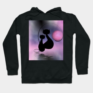 mooncat's love Hoodie